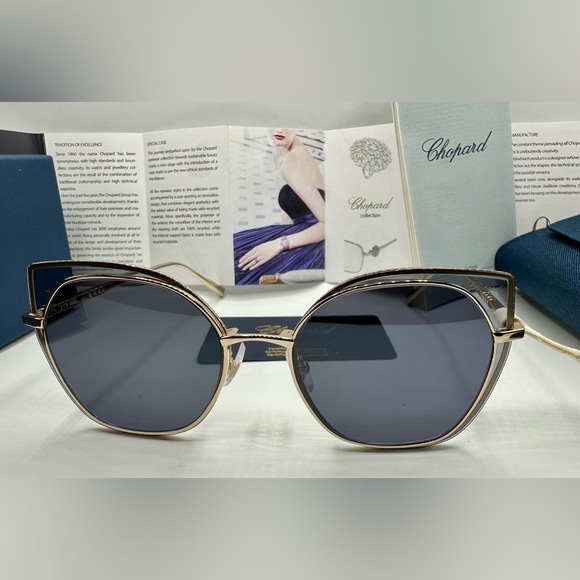 New! 👑CHOPARD ICE CUBE Sunglasses SCHF74 300F, Authentic - Picture 16 of 16